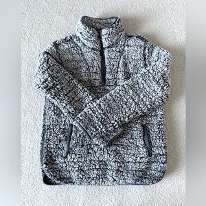 Thread & Supply Gray Wubby Fleece Pullover Quarter-Zip Sherpa from Nordstrom S